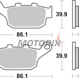 Brzdové destičky -BREMBO- 07HO53SP, Kawasaki Versys 650 ABS, Z800/Z900, ZX-9R Ninja