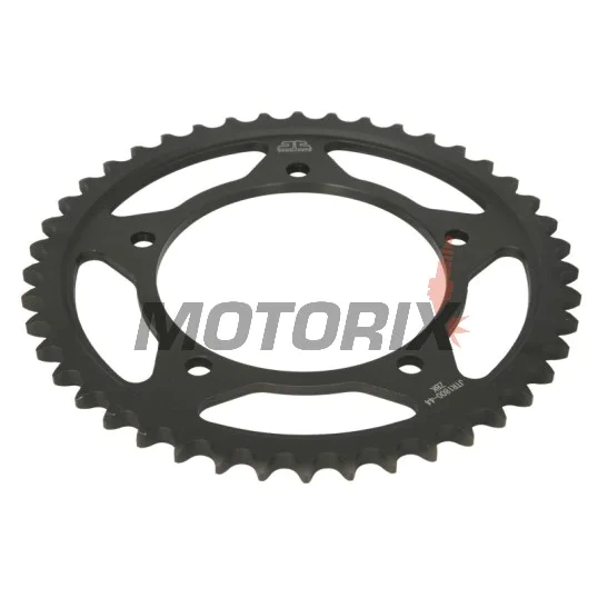 Zadní rozeta -JT- JTR1800,44ZBK, 44 zubů, černý zinek, ocelový, Suzuki GSF 1200 2006, GSF 1250 2007-2016, GSX 1250 2010-2017, GSX 1300 2007-2013, 2017, GSX 1340 2008-2016, GSX-R 1000 2001-2008, SV 1000 2003-2007, Triumph Daytona 955 2001-2002