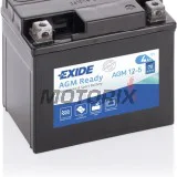 Akumulátor -EXIDE- YTX5L-BS READY, 4Ah 12V