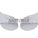 Zadní boční plasty -POLISPORT- bílé, KAWASAKI KX 125/250 1999-2002
