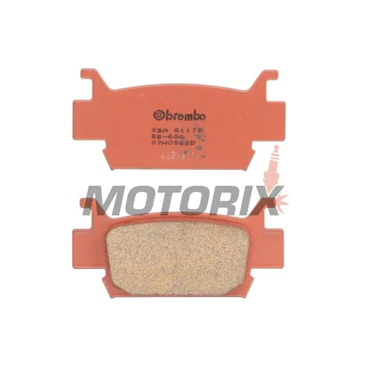 Brzdové destičky -BREMBO- 07HO58SD, Honda TRX FourTrax Foreman/Rincon/700XX (2005-2011)