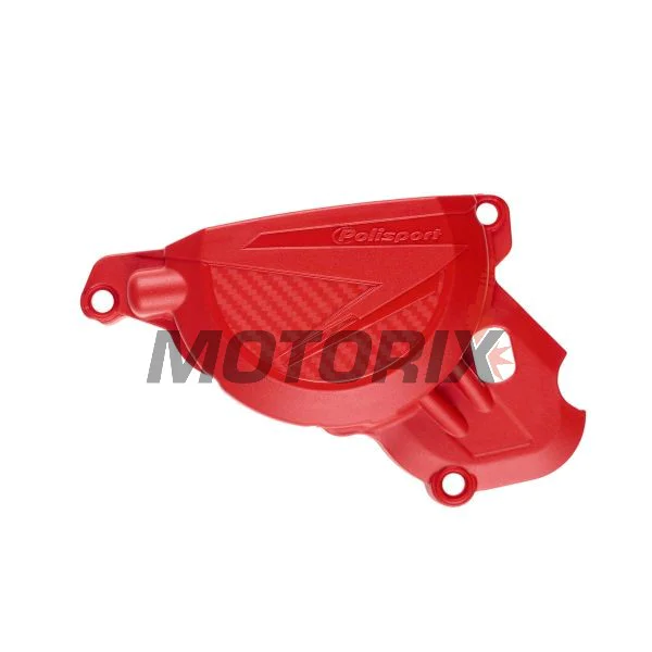 Chránič víka statoru -POLISPORT- červený, BETA RR 350/430/480 2020-2023