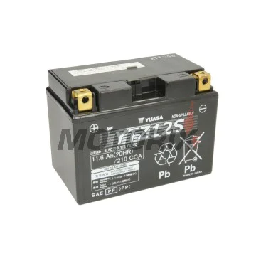 Akumulátor -YUASA- YTZ12S, 12Ah 12V