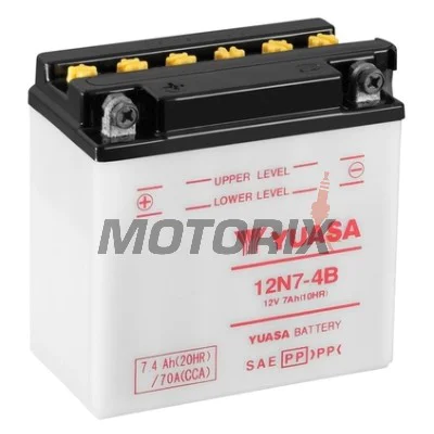 Akumulátor -YUASA- 12N7-4B, 7Ah 12V