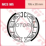 Brzdové čelisti -TRW- MCS985, 105x20mm, Piaggio/Vespa Free 1 50, Zip+Zip 50 (1993-1998)