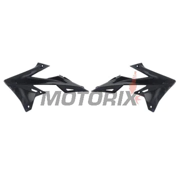 Přední boční plasty -POLISPORT- černé, SUZUKI RM-Z 250/450 2018-2023