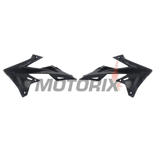 Přední boční plasty -POLISPORT- černé, SUZUKI RM-Z 250/450 2018-2023