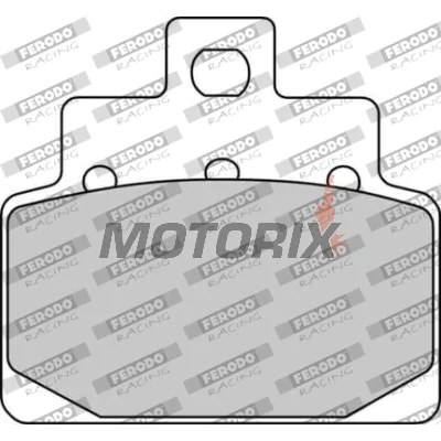 Brzdové destičky -FERODO- FDB2095EF, Aprilia Compay/Habana/Mojito 125 2000-2010; Aprilia Leonardo/SR 125-150 1999-2005; Aprilia Scarabeo 50-100 2000-2009