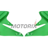Přední boční plasty -POLISPORT- zelené, KAWASAKI KX 250 2004-2005