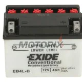 Akumulátor -EXIDE- YB4L-B, 4Ah 12V