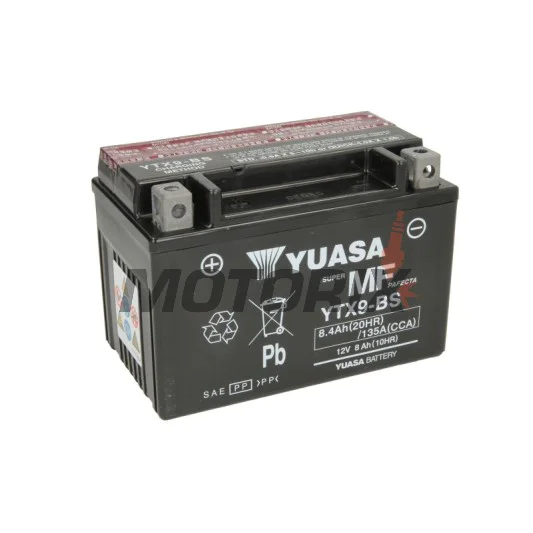 Akumulátor -YUASA- YTX9-BS, 8Ah 12V