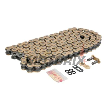 Řetěz -DID- 520VX3G&B-116FB, velikost 520, 116 článků, zesílený, zlatá/černá