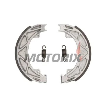 Brzdové čelisti -RMS- 140x25mm, Aprilia Scarabeo 100 2001-2005, 2010-2012, Aprilia Scarabeo 50 2002-2014, Aprilia Sportcity 50 2008-2011, Derbi Atlantis 100 2004-2006, Derbi Atlantis 50 2004-2007