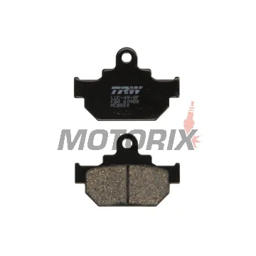 Brzdové destičky -TRW- MCB550, Maico 250/500 Cross-Enduro, Suzuki GZ Marauder 125/250, LS650 Savage, RM125, TU250X, VL Intruder 125/250LC (1985-2019)