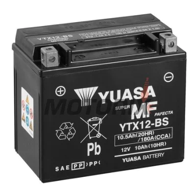 Akumulátor -YUASA- YTX12-BS, 11Ah 12V