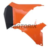 Kryt/plast vzduchového filtru -POLISPORT- oranžový, KTM SX, SX-F 125-450 2011-2012