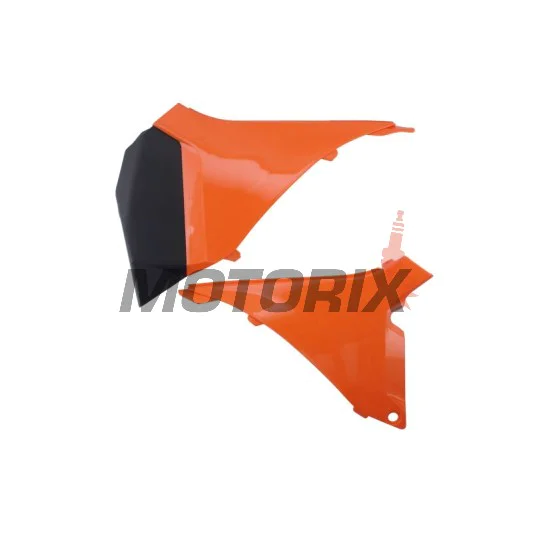 Kryt/plast vzduchového filtru -POLISPORT- oranžový, KTM SX, SX-F 125-450 2011-2012