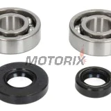 Sada ložisek a gufer klikové hřídele -HOT RODS- KTM 50 SX (06-08); 50 SX PRO JR (04-08); 50 SX PRO SR (04-05)