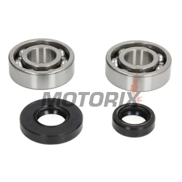 Sada ložisek a gufer klikové hřídele -HOT RODS- KTM 50 SX (06-08); 50 SX PRO JR (04-08); 50 SX PRO SR (04-05)