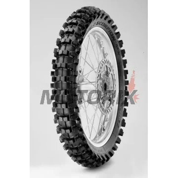 Zadní off-road pneumatika -PIRELLI MOTOR- 90/100-14, SCORPION MX, střední měkká 32 MINI