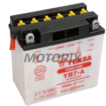 Akumulátor -YUASA- YB7-A, 8Ah 12V