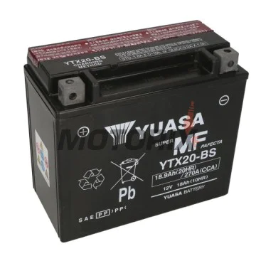 Akumulátor -YUASA- YTX20-BS, 19Ah 12V