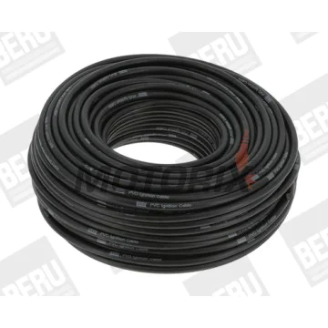 Zapalovací kabel -BERU BY DRIV- 7mm, 1m délka, PVC, černý