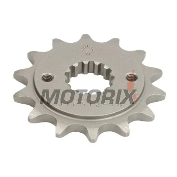 Přední pastorek -JT- JTF512,14, 14 zubů, Kawasaki BJ 250 1993-1999, EN 500 1990-2009, ER 500 1997-2006, EX 500 1987-2009, GPX 400 1987-1988, GPZ 400 1984-1997, GPZ 500 1987-2005, GPZ 550 1984-1992, KLE 400 1991-1994, KLE 500 1991-2007