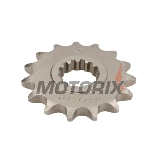 Přední pastorek -JT- JTF579,15, 15 zubů, Yamaha FJ 1100 1984-1985, FJ 1200 1986-1996, FZ1 1000 2006-2015, FZS 1000 2001-2005, MT-01 1670 2004-2011, RD 500 1984-1987, RZ 500 1984, XJR 1200 1995-1998, XJR 1300 1998-2017