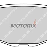 Brzdové destičky -FERODO- FDB2200P, Yamaha YP Majesty 400 2005-2007