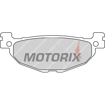 Brzdové destičky -FERODO- FDB2200P, Yamaha YP Majesty 400 2005-2007