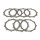 Sada spojkových lamel -TRW- MCC118-7, Honda CB500/500S & CB650F/E (1994-2017), CBF500 ABS (2004-2008), CBR400RR/650F (1990-2017), CRM250AR (1994-1998), NSR250R (1987-1993), VT600C Shadow (1988-2003), XL600V Transalp (1987-2000), Suzuki DR-Z25