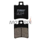 Brzdové destičky -TRW- MCB674, Aprilia SR, Scarabeo, Leonardo, Rally; Benelli 491, Velvet, Adiva; Gilera NRG, Runner, Stalker; Honda SH, SFX, X8R; Malaguti F10, F12 Phantom, Ciak; Yamaha Aerox, Jog, Neos, BWS