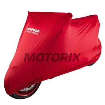 Plachta na motocykl -OXFORD- Protex Stretch vnitřní, červené, S
