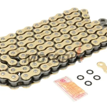 Řetěz -DID- 520VX3G&B-102, velikost 520, 102 článků, zesílený, zlatá/černá
