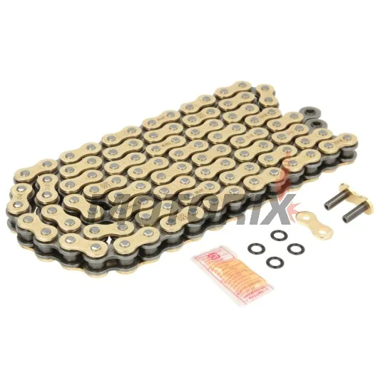 Řetěz -DID- 520VX3G&B-102, velikost 520, 102 článků, zesílený, zlatá/černá