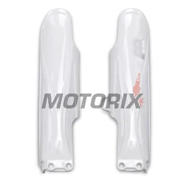 Chrániče přední vidlice -POLISPORT- bílé, YAMAHA YZ 85 2022-2023