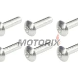 Sada šroubů -VICMA- M5x20mm, stříbrné, 6ks