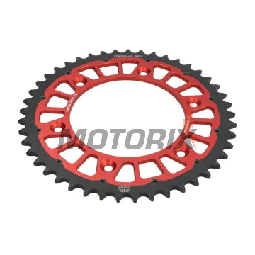 Zadní rozeta -JT- JTX210,45RED, 45 zubů, červený, hybridní, Betamotor RR 125 2018-2021, RR 250 2013-2021, RR 400 2013-2016, RR 450 2013-2014, Honda CR 125 1983-2007, CR 250 1984-2008, CR 500 1984-2001, CRF 150 2003-2018, CRF 230 2003-2017