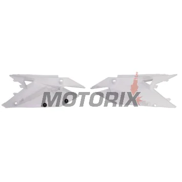 Zadní boční plasty -POLISPORT- bílé, SUZUKI RM-Z 250 2019-2023