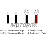 Regulátor dobíjení -DZE- regulátor dobíjení, 12V, 35A, Harley-Davidson