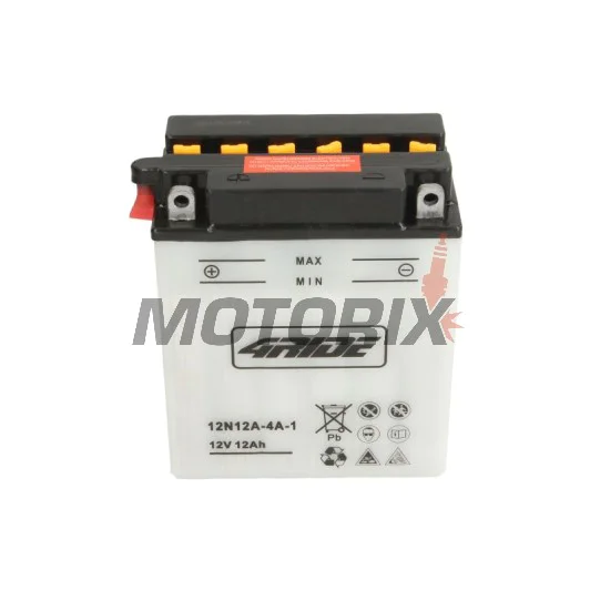 Akumulátor -4 RIDE- 12N12A-4A-1 4RIDE, 12Ah 12V