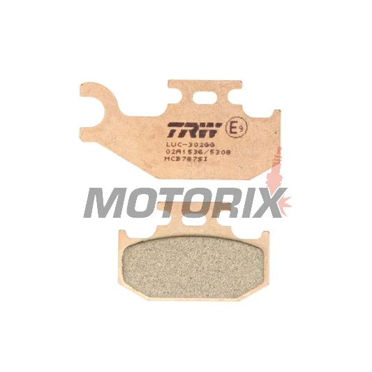 Brzdové destičky -TRW- MCB787SI, Suzuki LT-A KingQuad 400/450/500/700/750 X, XP, XZ, XPC (2005-2017), LT-F KingQuad 400F/400FS 4x2 & 4x4 (2008-2016)