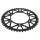 Zadní rozeta -JT- JTA808,50BLK, 50 zubů, černý, hliníkový, Kawasaki KLX 400 2003, Suzuki DR 350 1990-1999, DR-Z 250 2001-2007, DR-Z 400 2000-2017, RM 100 1979-1982, RM 125 1983-2012, RM 250 1987-2012, RM-X 250 1989-2001, RM-X 450 2010-2019