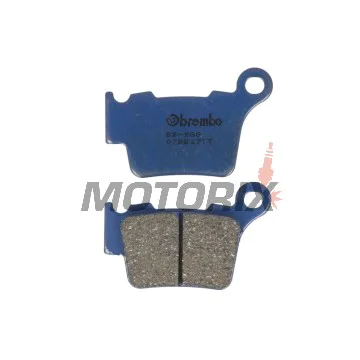 Brzdové destičky -BREMBO- 07BB27TT, BMW G450X 2008/Husqvarna CR125, SM450R-RR, SM510R, TC250-510, TE250-510, WR125 2005-2011/KTM EXC, EXC-F, MX, SMR, SX, SX-F 125-560 2000-2011/SWM MC250S, RS125R-340S, SM125R 2016