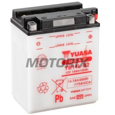 Akumulátor -YUASA- YB14L-B2, 15Ah 12V