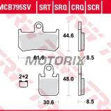Brzdové destičky -TRW- MCB795SV, Yamaha FZ1 1000N/MT-01 1700/VMX V-Max 1700/YZF-R1 1000 (2004-2016)