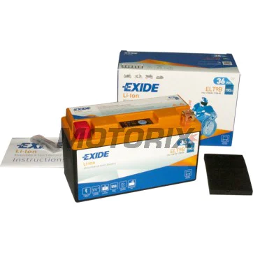 Akumulátor -EXIDE- ELT9B, 42Wh (3Ah), 12V, Lithium-ion