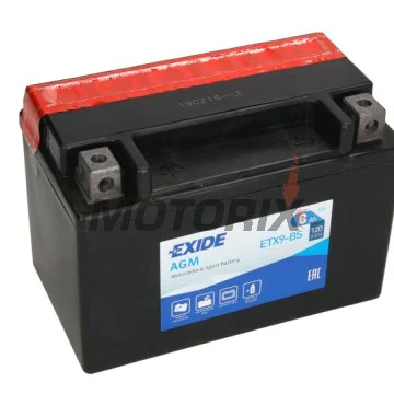 Akumulátor -EXIDE- YTX9-BS, 8Ah 12V