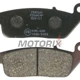 Brzdové destičky -FERODO- FDB664P, Honda CB/CBR 600F/VFR 750F/Silver Wing, Triumph Bonneville/Street Triple/Scrambler, Indian Chief/Chieftain/Roadmaster, Cagiva Navigator, BMW C 600, Yamaha X-Max/Majesty 1990-2019